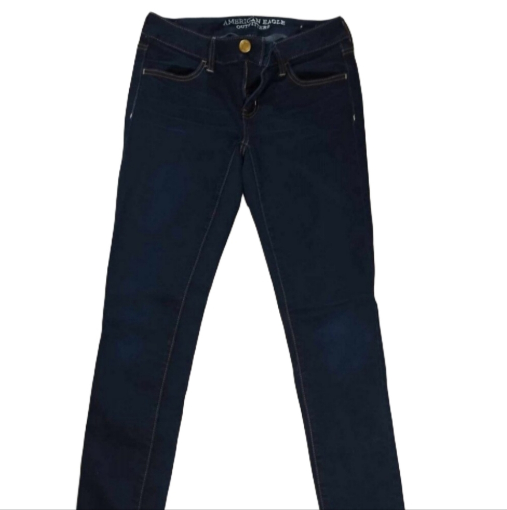 AE Hi rise Jegging‎ super stretch dark wash